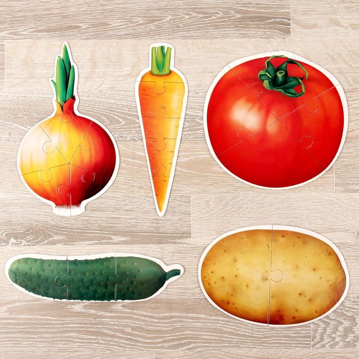 Макси-пазлы «Овощи», МИКС