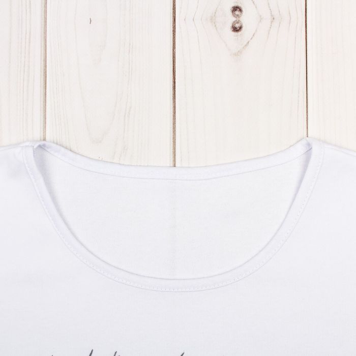 Комплект женский (футболка, шорты) Зонтик цвет белый/розовый, р-р 52