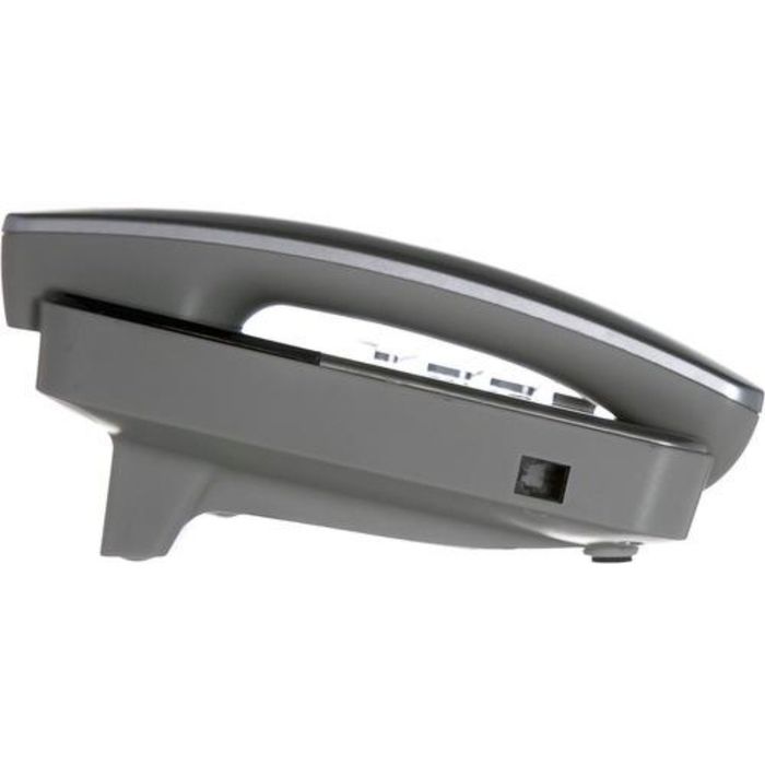 Телефон проводной Texet TX-259, черный/серебристый