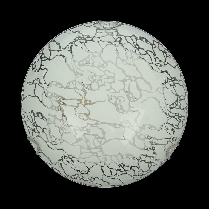 Светильник настенно-потолочный "Мрамор" 1 лампа E27 d=25 см