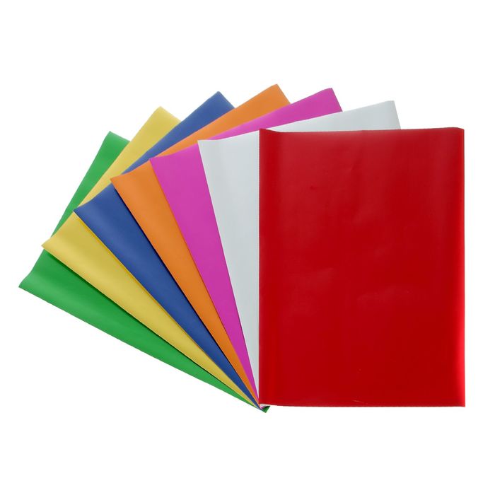 Фольга цветная перламутровая А4, 7 листов, 7 цветов "Каляка-Маляка"