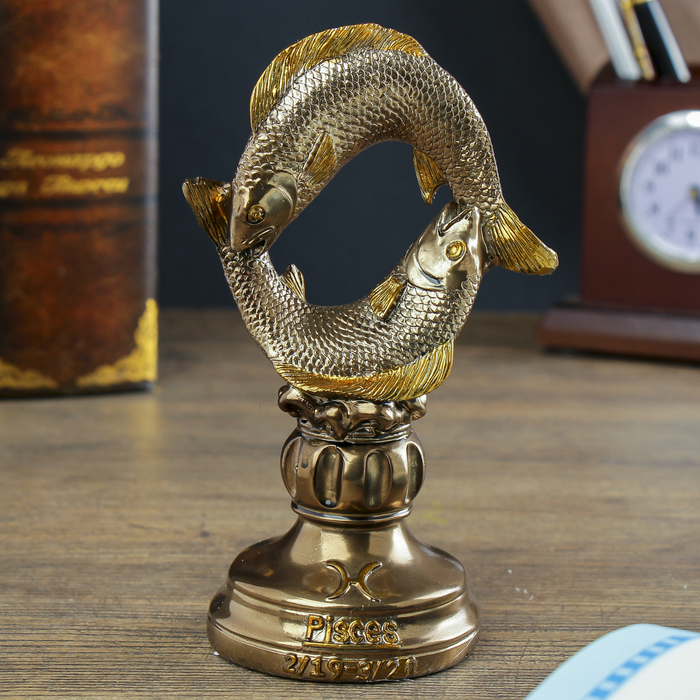 Сувенир "Знаки зодиака. Рыбы" 15,5х9,5х7 см
