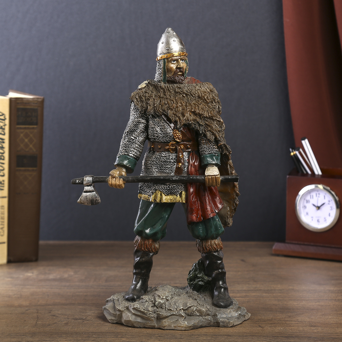 Сувенир полистоун "Никита Кожемяка" 30х10х,5х15 см