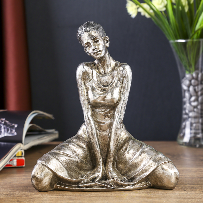 Сувенир полистоун под бронзу "Безысходность" 20х9,5х17 см