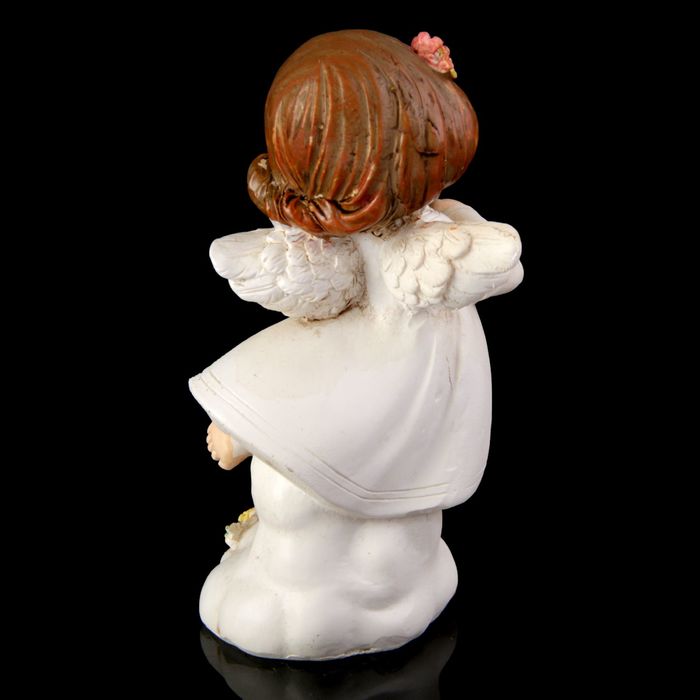 Сувенир полистоун "Ангелочек Марфа с музыкальным инструментом" МИКС 10,5х5,5х5 см