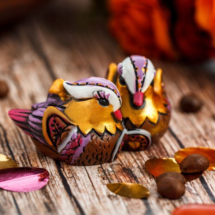 Подставка для благовония "Уточки-мандаринки"