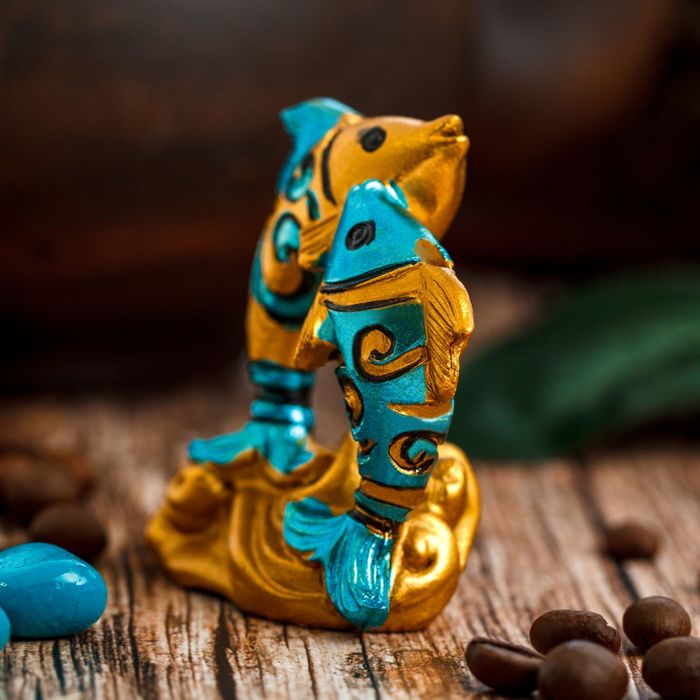 Подставка для благовония "Золотые карпы"