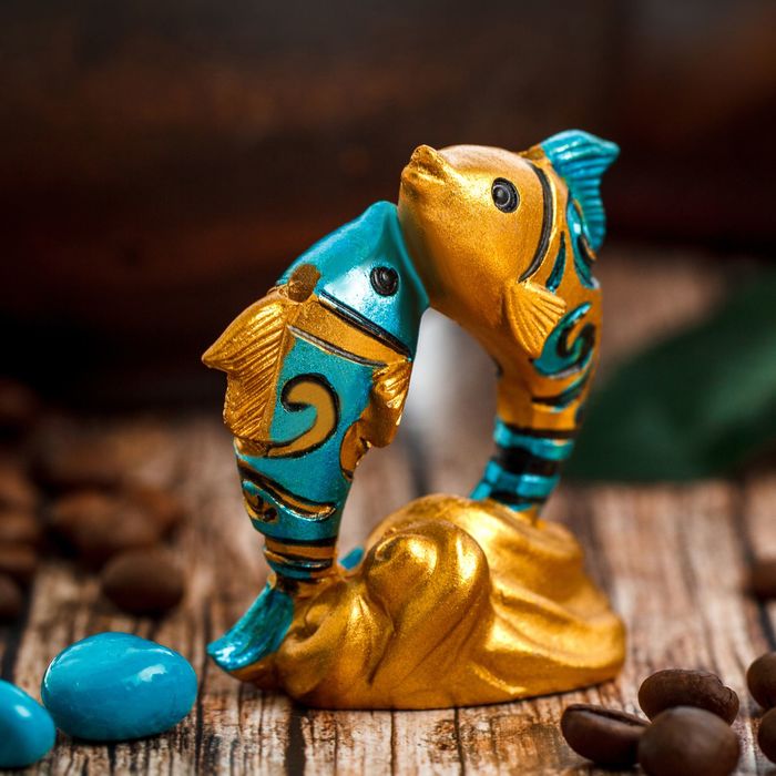 Подставка для благовония "Золотые карпы"