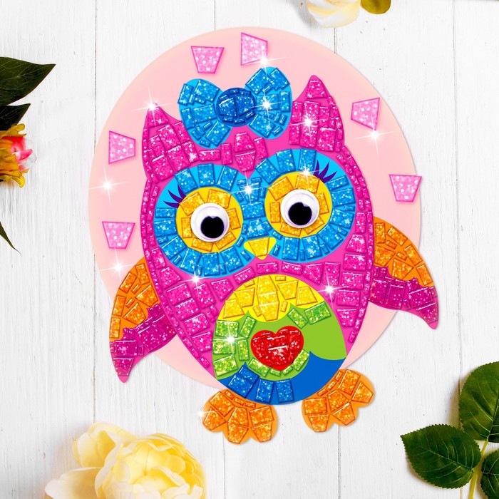 Мозаика стикерная форменная "Совушка"