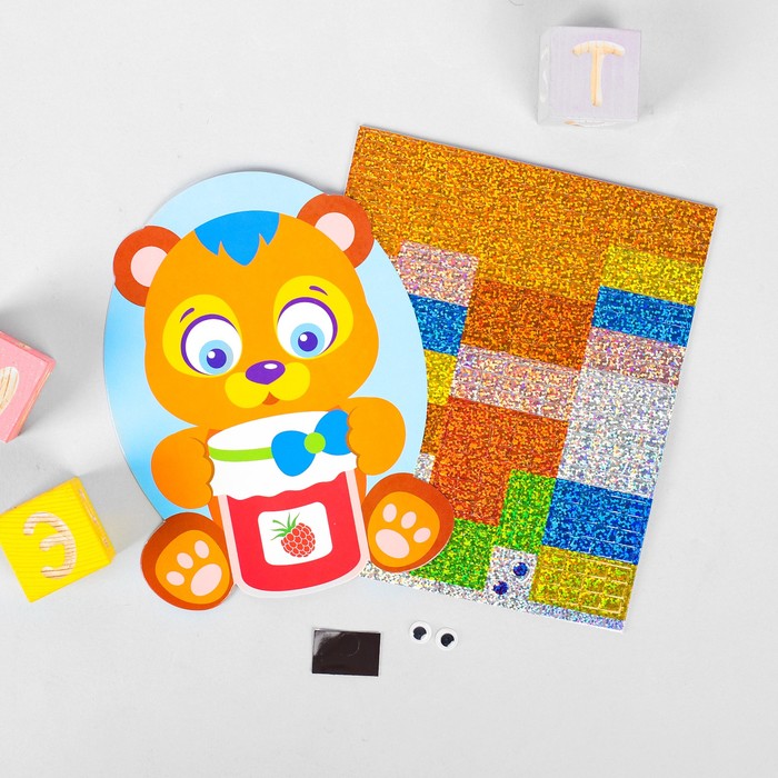 Мозаика стикерная форменная "Медвежонок"