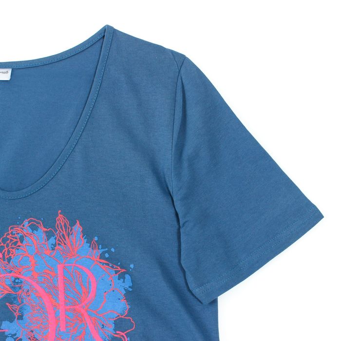 Платье женское домашнее Марайа 2106, цвет индиго, р-р 46