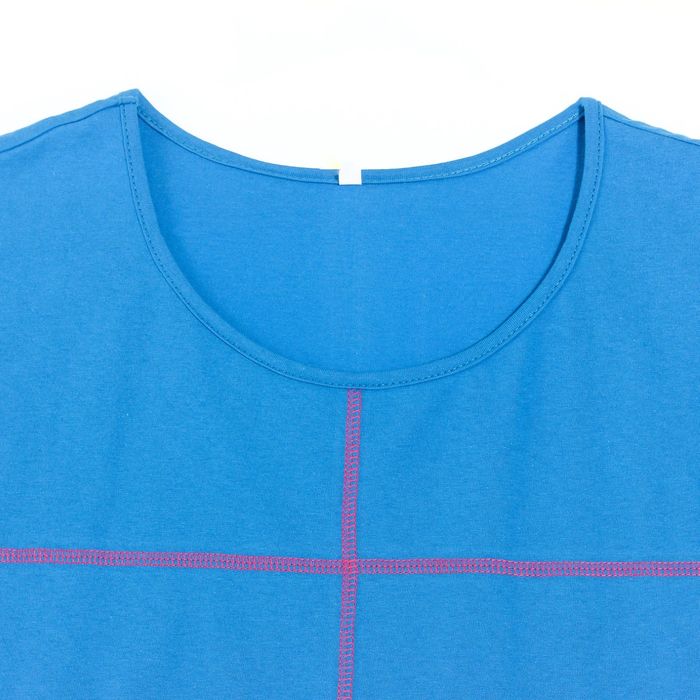 Платье женское домашнее Амадея 2131, цвет васильковый, р-р 44