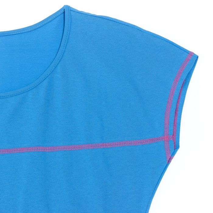 Платье женское домашнее Амадея 2131, цвет васильковый, р-р 44