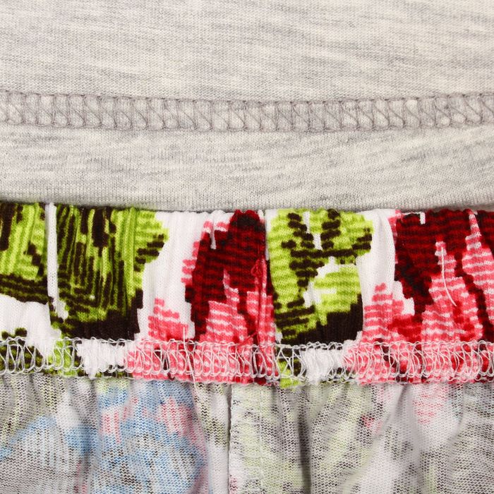 Комплект женский (футболка, шорты) 8727 цвет белый, р-р 50