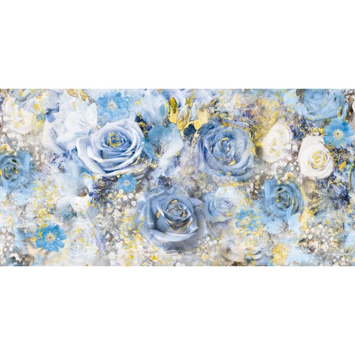 Картина на подрамнике "Голубое изобилие"