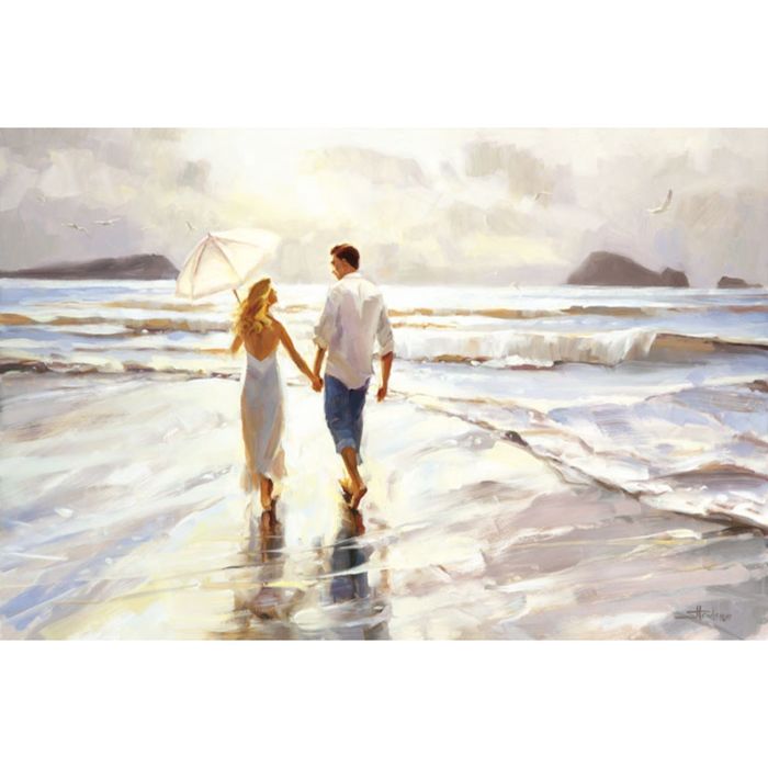 Картина на подрамнике "Рука об руку"