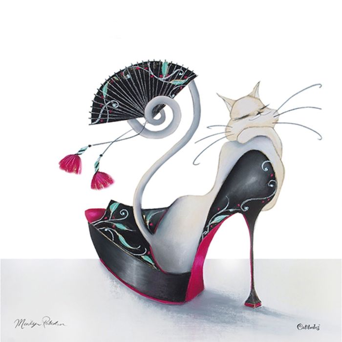 Картина на подрамнике "Cat in the shoes"