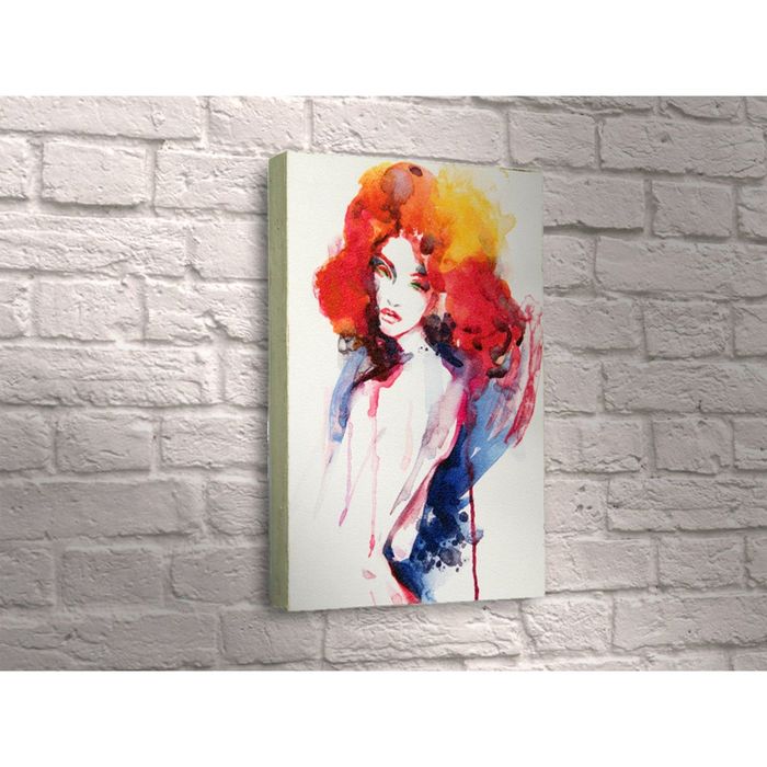 Картина "Живопись: девушка в шляпке"