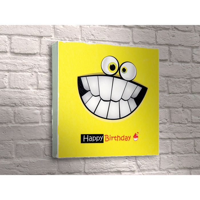 Картина "Смешной смайлик"