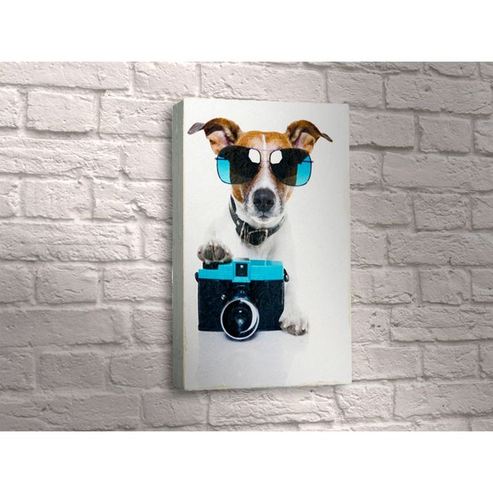 Картина "Щенок-фотограф"