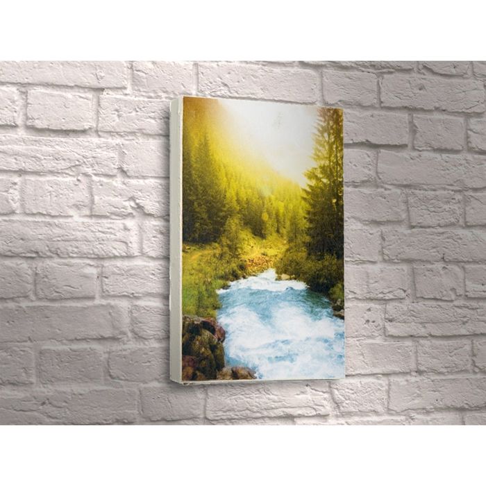 Картина "Горная река"