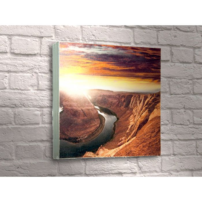 Картина "Река в каньоне"