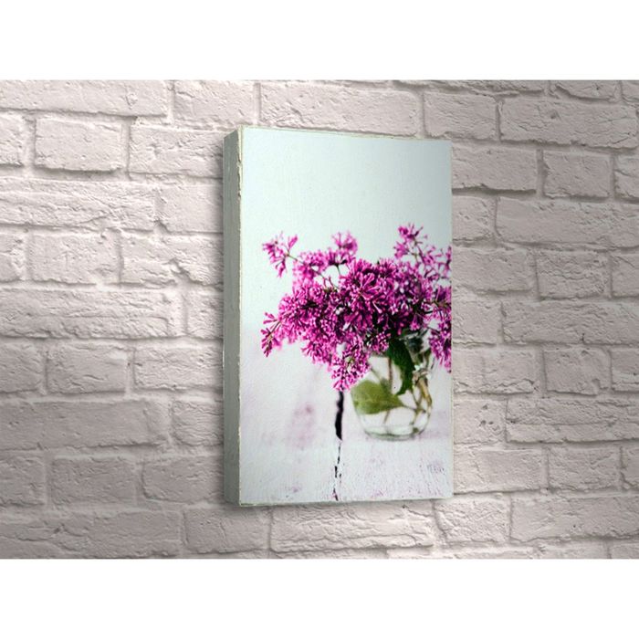 Картина "Букет сирени в вазе"