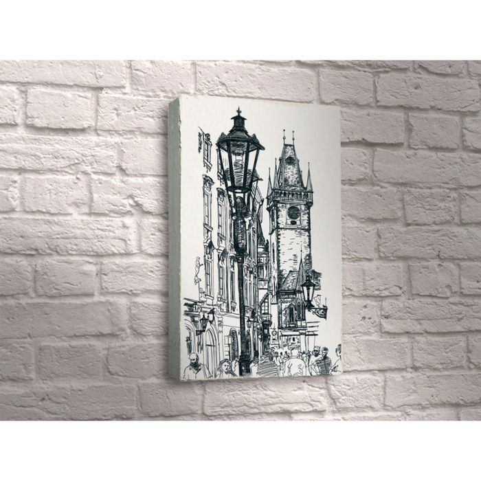 Картина "Фонарь на городских улицах"