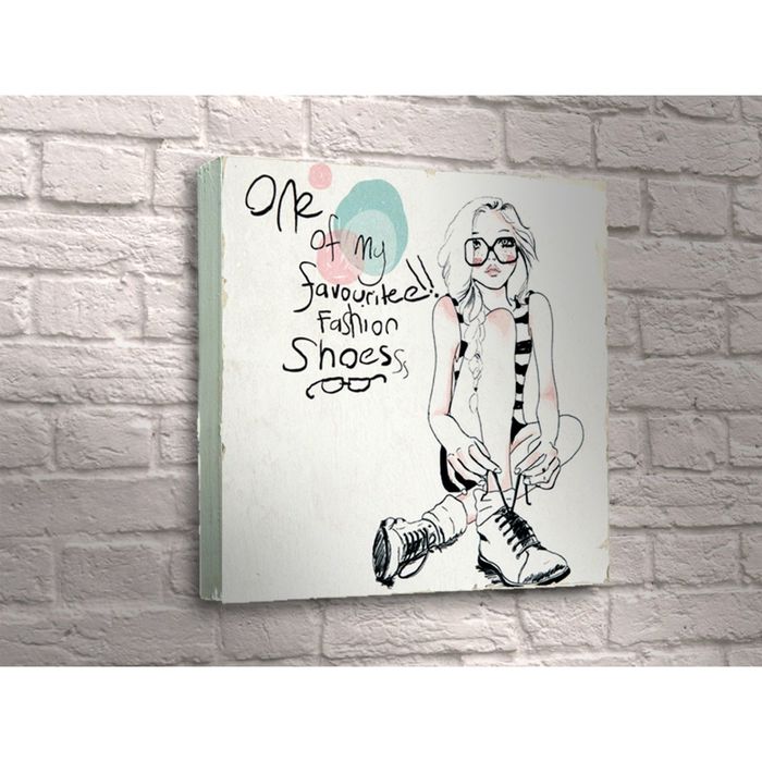 Картина "Молодая девушка"