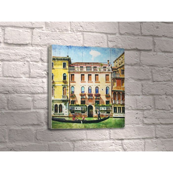 Картина "Гондола в движении (Венеция)"