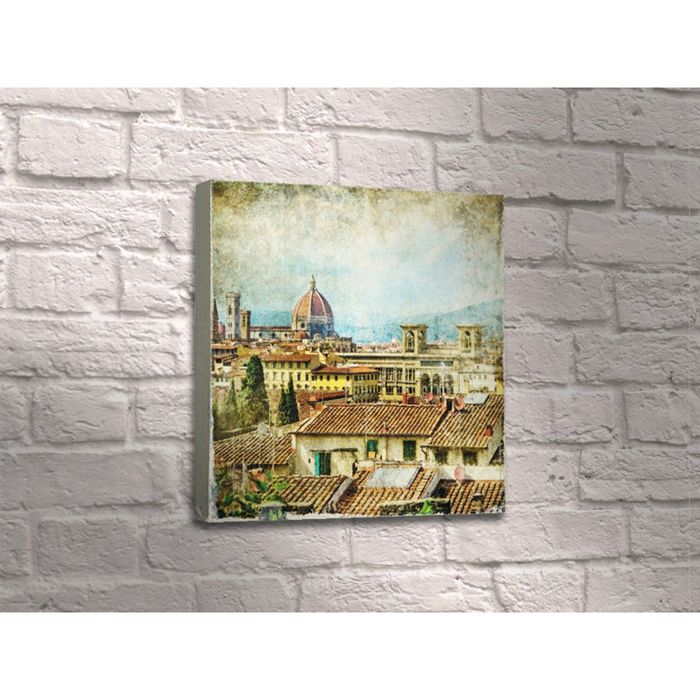 Картина "Вид сверху на город"