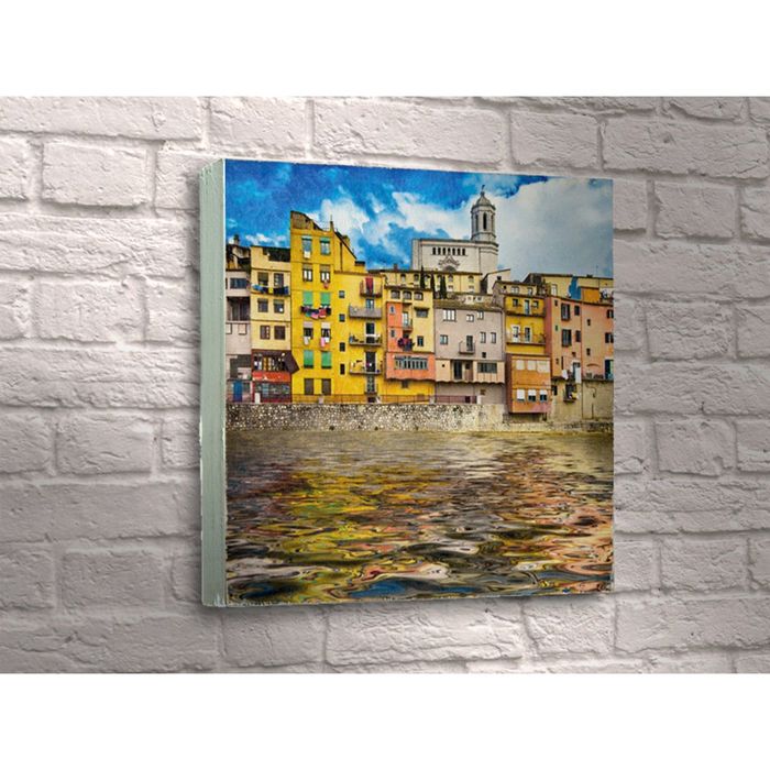 Картина "Яркие домики Венеции"