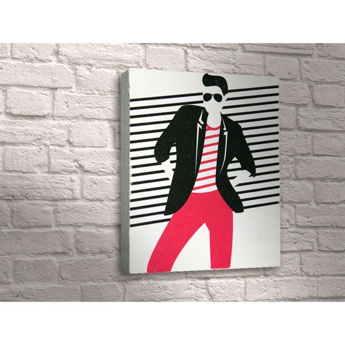 Картина "Мужчина в красных штанах"