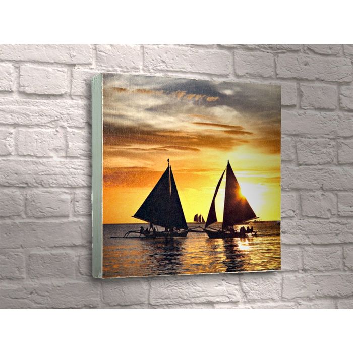 Картина "Яхты в океане"