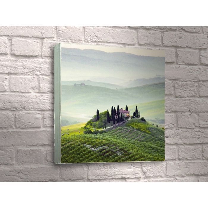 Картина "Английский домик посреди виноградных садов"