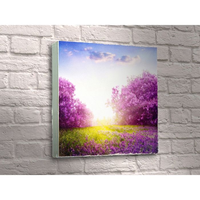 Картина "Цветочные сады в солнечных лучах"