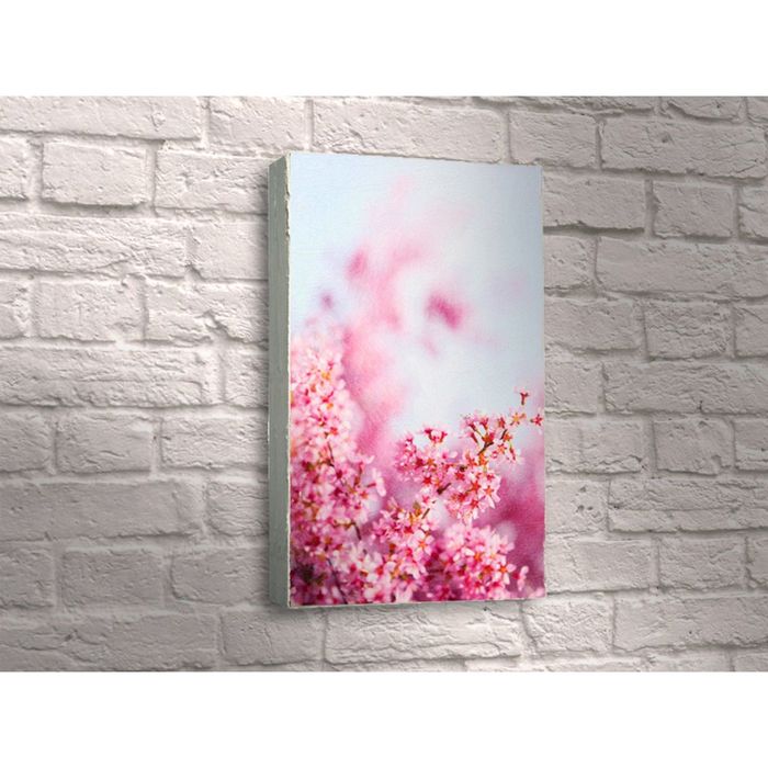 Картина "Розовые цветы сакуры"