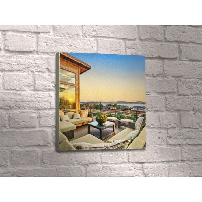 Картина "Вид с террасы"