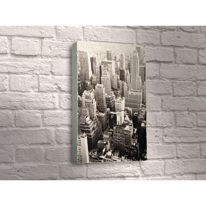 Картина "Офисные здания в сепии"