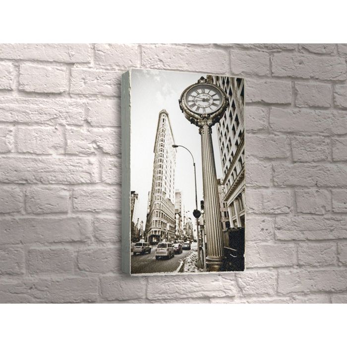 Картина "Уличные часы в Лондоне"