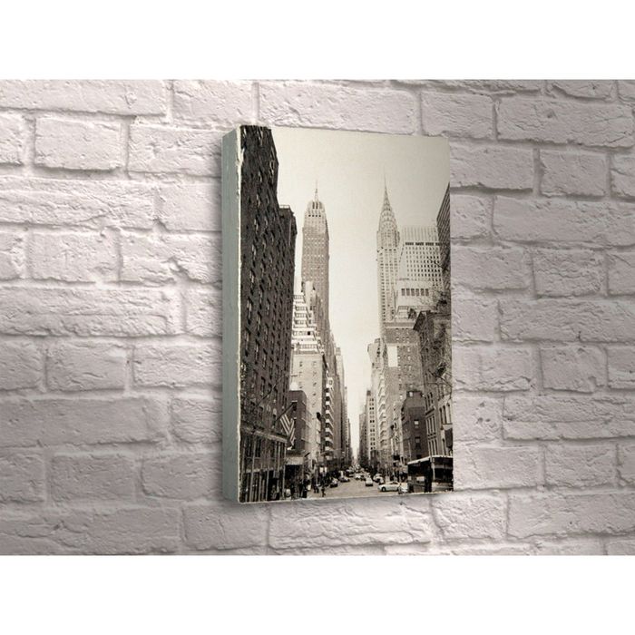 Картина "Чёрно-белые офисные здания"