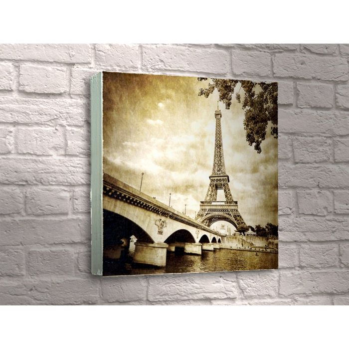 Картина "Эйфелева башня в сепии"