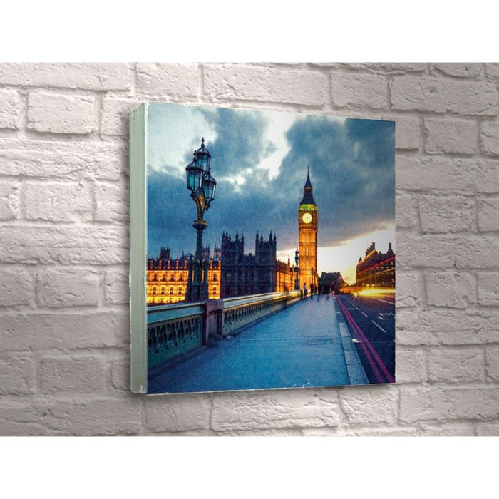 Картина "Вечерняя набережная Лондона"
