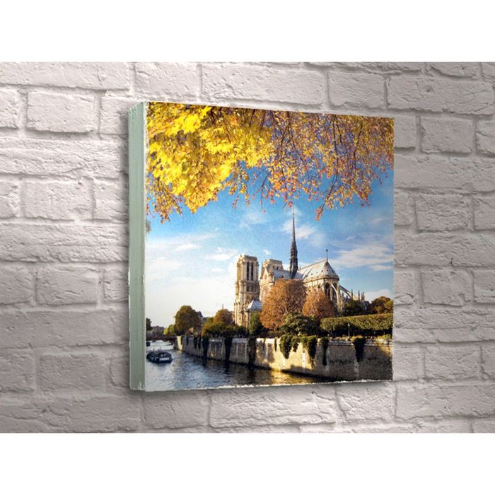 Картина "Набережная Праги, Чехия"