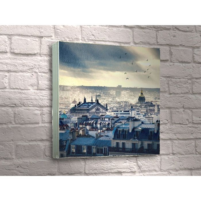 Картина "Солнечный свет, струящийся на город"