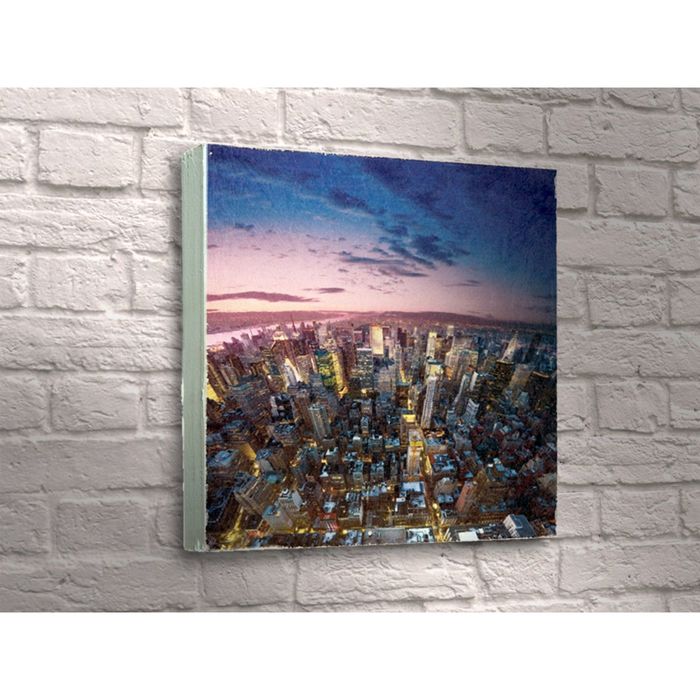 Картина "Манхэттен с высоты птичьего полёта"