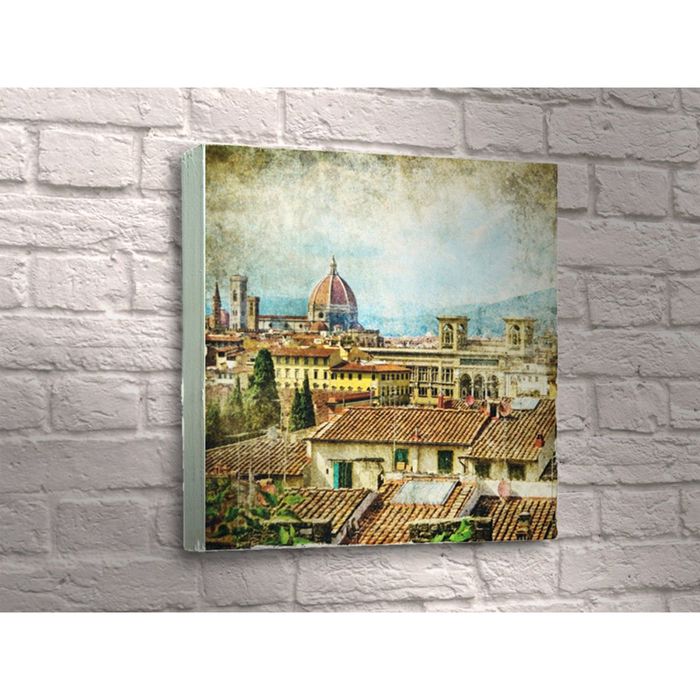 Картина "Дома Венеции, винтаж"