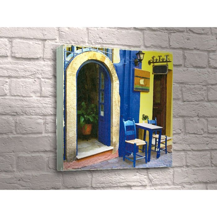 Картина "Ярко-синие дома Марокко"