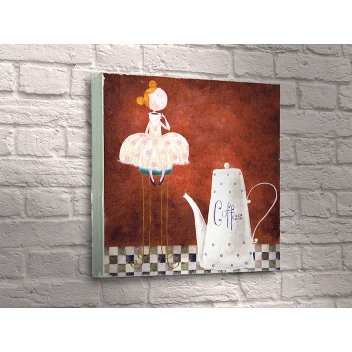Картина "Кофейная кукла"