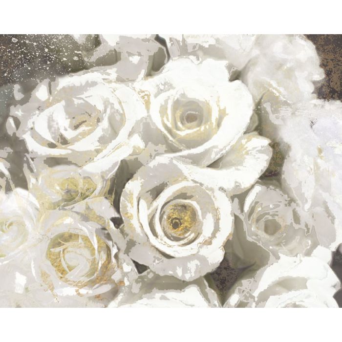 Картина на подрамнике "Позолоченные розы"